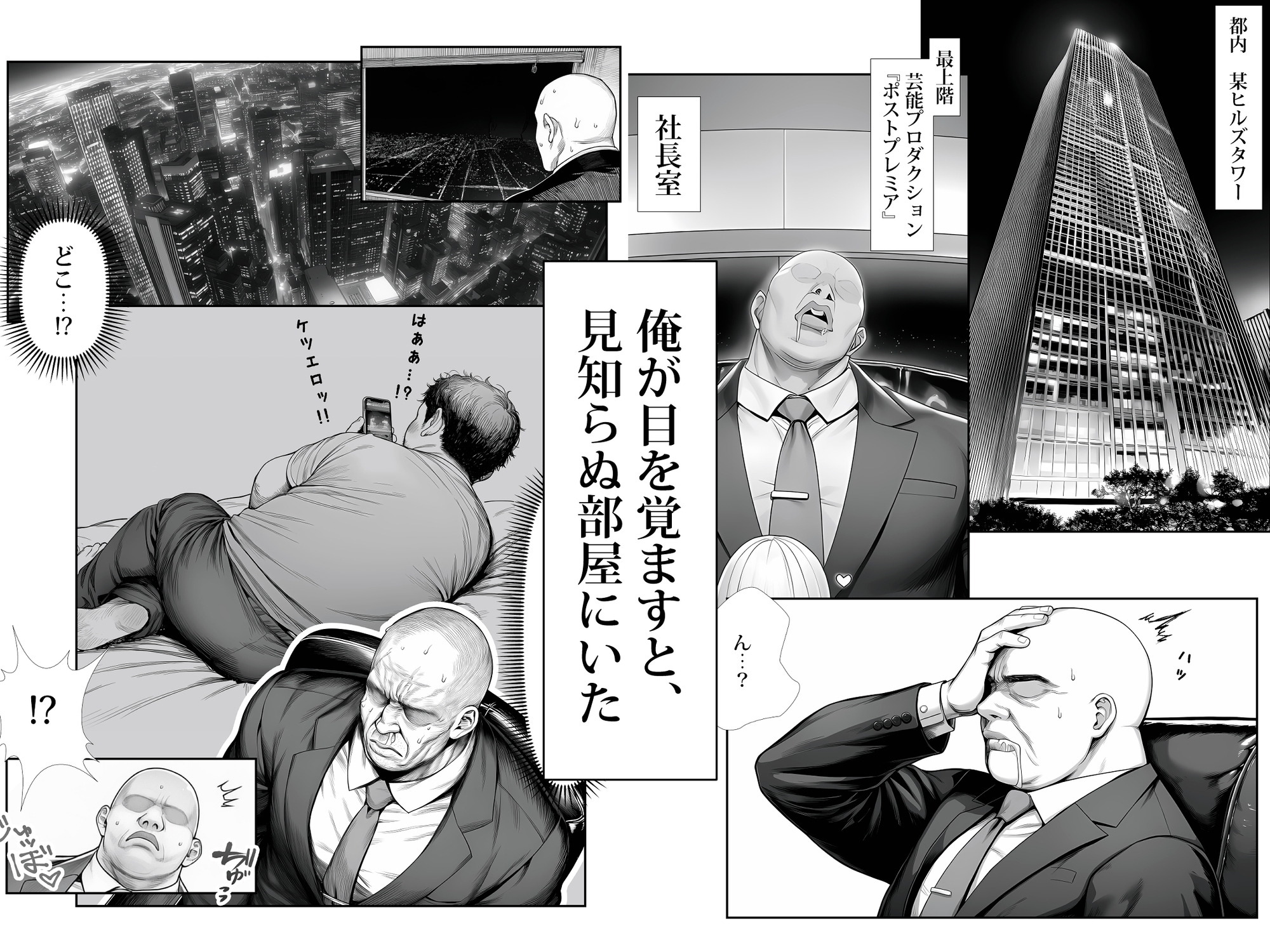 大手芸能プロダクション社長に転生したおじさん、 アイドルや美女社員たちから枕営業持ちかけられて中出しセックスしまくる 画像1