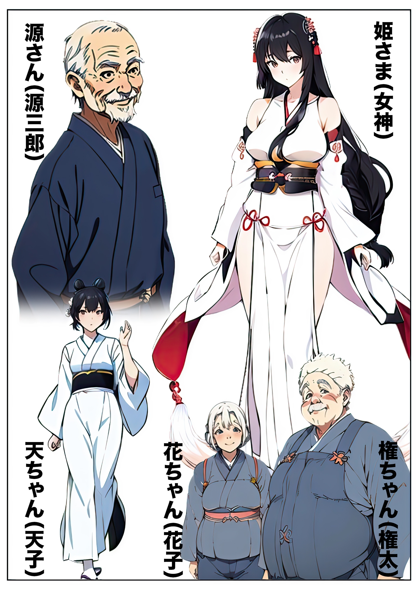 姫様と爺さん 画像1