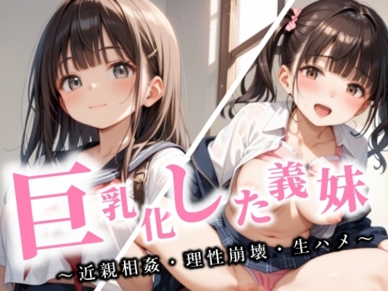 巨乳化した義理妹～近親相○・理性崩壊・生ハメ～