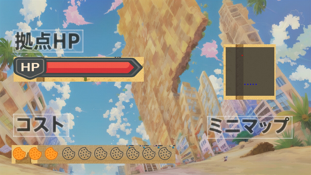 【がおーがーでん】シンプルながらも判断力と采配が戦局を大きく左右するでしょう『アビドスSOS!-拠点防衛大作戦- プロト版』2