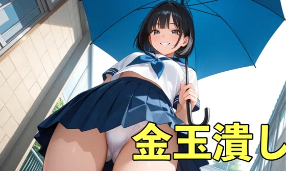傘で金玉潰しかけた女子の体験談