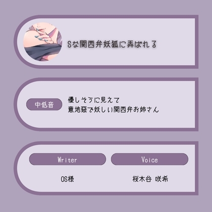 【甘S】Sな関西弁妖狐に弄ばれる