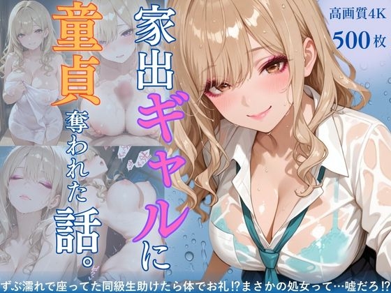 家出ギャルに童貞奪われた話。 〜ずぶ濡れで座ってた同級生助けたら体でお礼⁉︎まさかの処女って…嘘だろ⁉︎〜