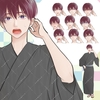(商用利用一部可)男子学生B(赤髪/浴衣) [アルファsubu]