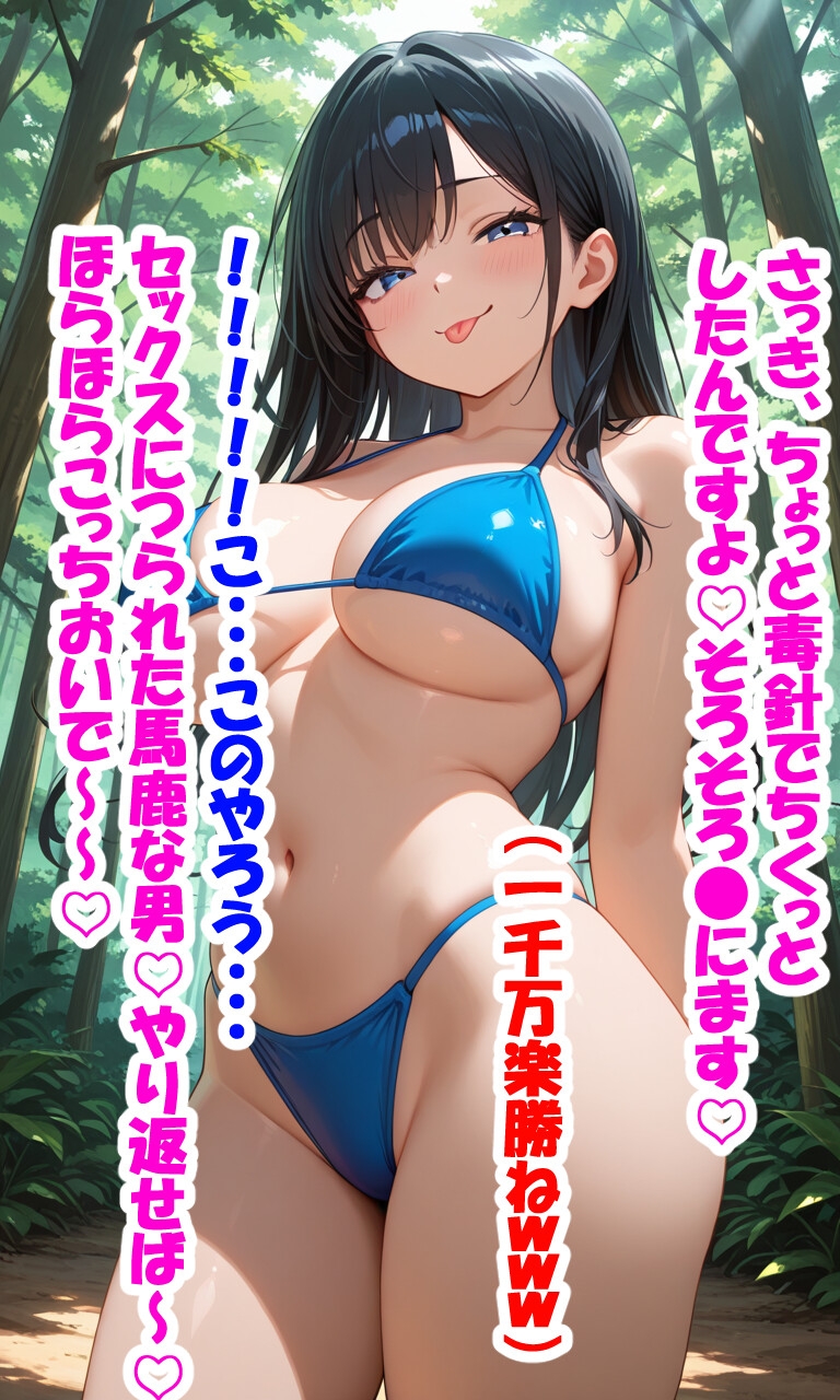 リゾート島でバトルロワ●ヤル～色仕掛けで破滅～ 文字付き 画像3
