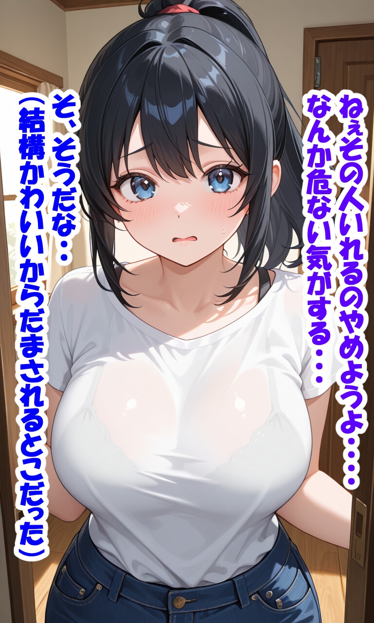 リゾート島でバトルロワ●ヤル～色仕掛けで破滅～ 文字付き 画像5