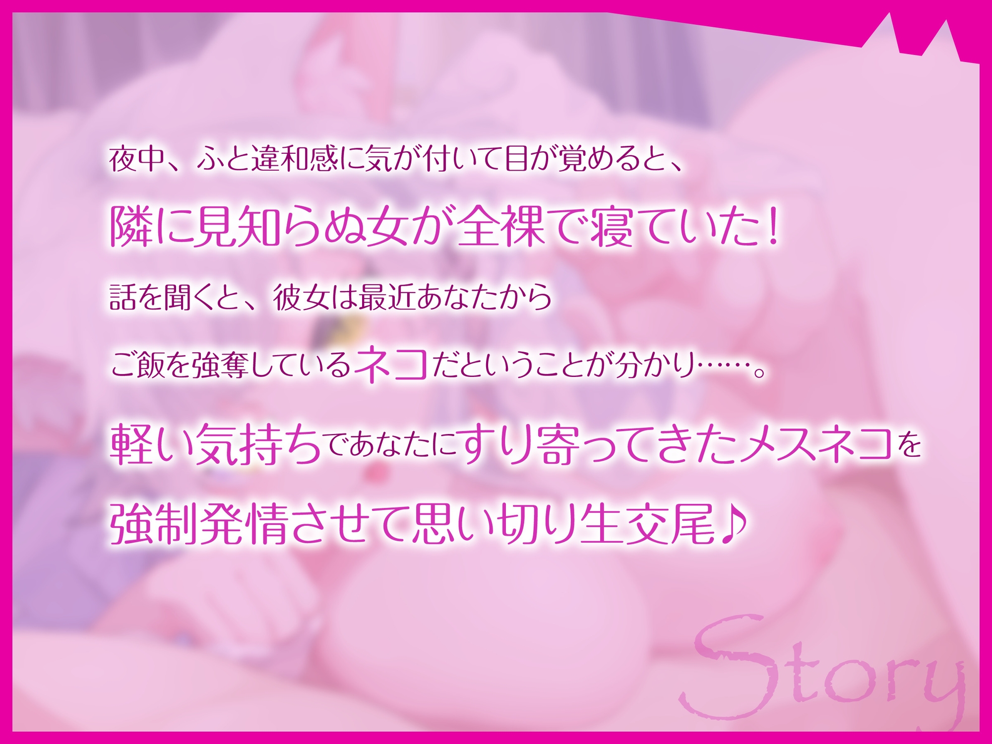 【新設ケモ耳サークル】貴方のことが大好きなクール系むっつりスケベ猫耳娘と羞恥系濃厚甘らぶエッチ【CV.白雪ふわり】 画像2