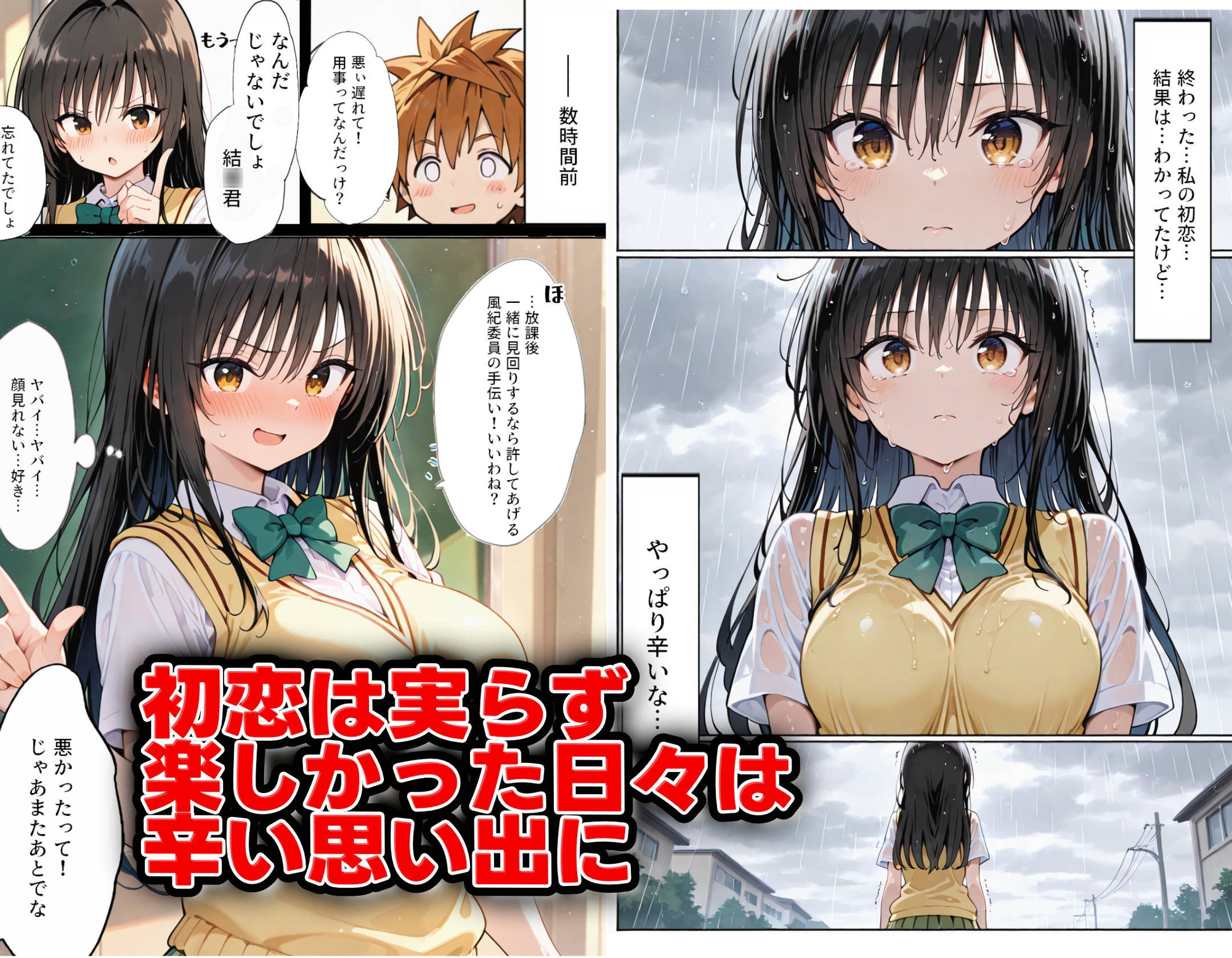 催○寝取りで中出しキメちゃって妊娠確定!? 古○川唯編 画像2