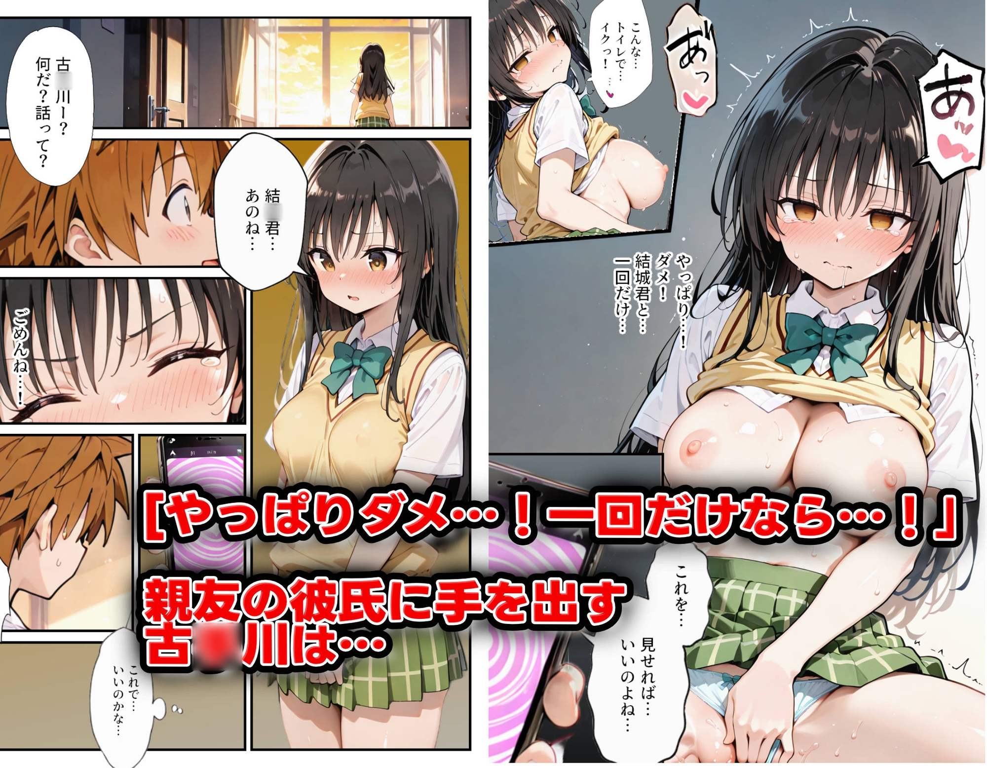 催○寝取りで中出しキメちゃって妊娠確定!? 古○川唯編 画像9