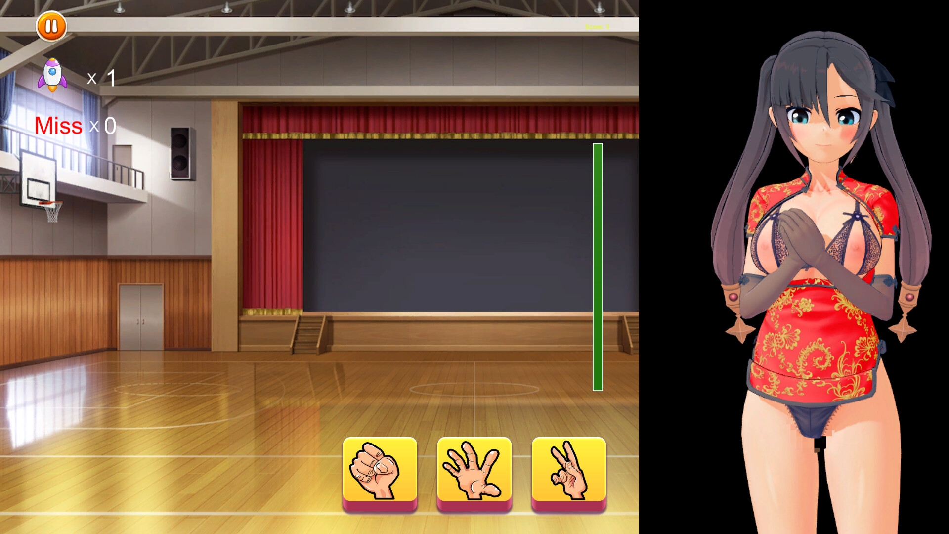 モ○魔法学園:野球拳編(APK) 画像1