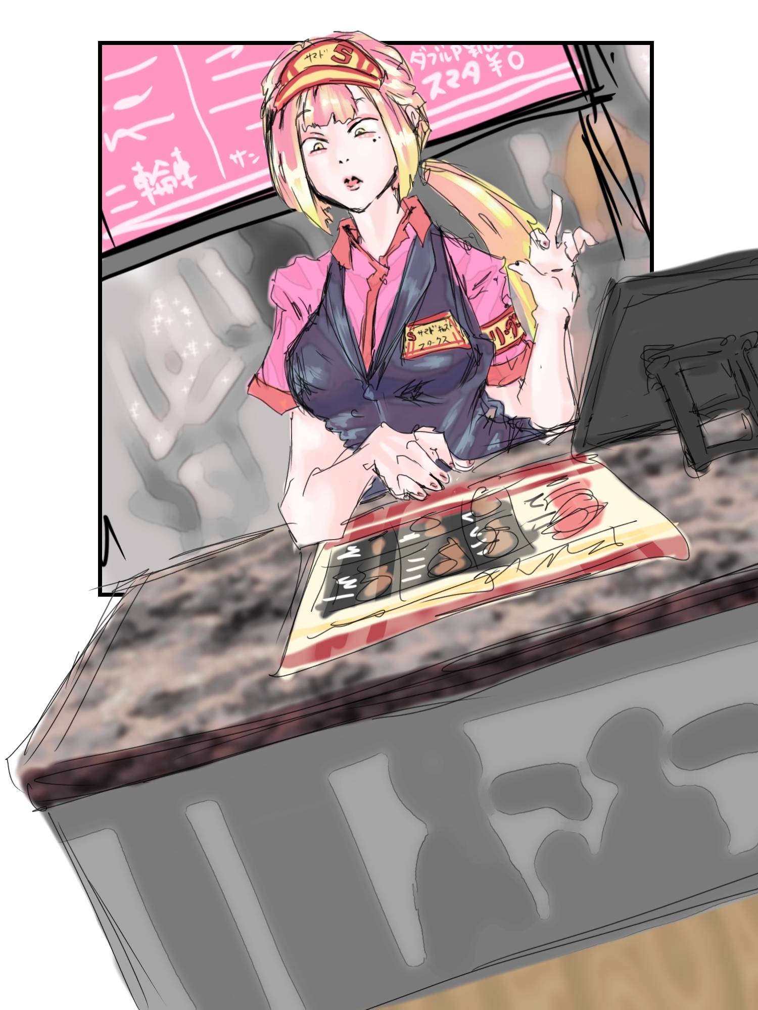 【着衣版】1コマ漫画 ラフ案シリーズ 第二巻 画像2