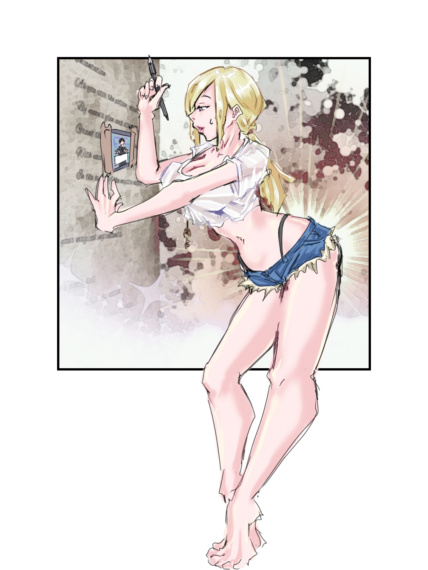 【着衣版】1コマ漫画 ラフ案シリーズ 第二巻 画像4
