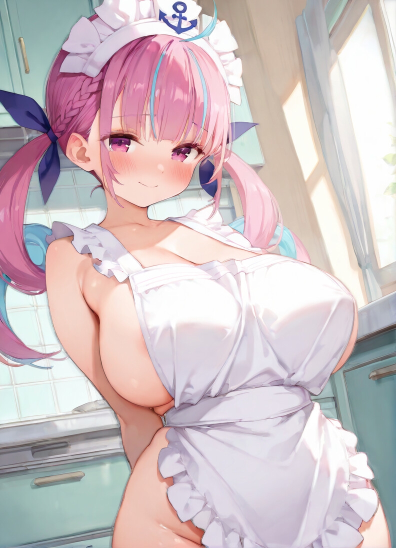 湊あ○あ(minato a○ua)裸エプロン・CG集 180枚 画像1