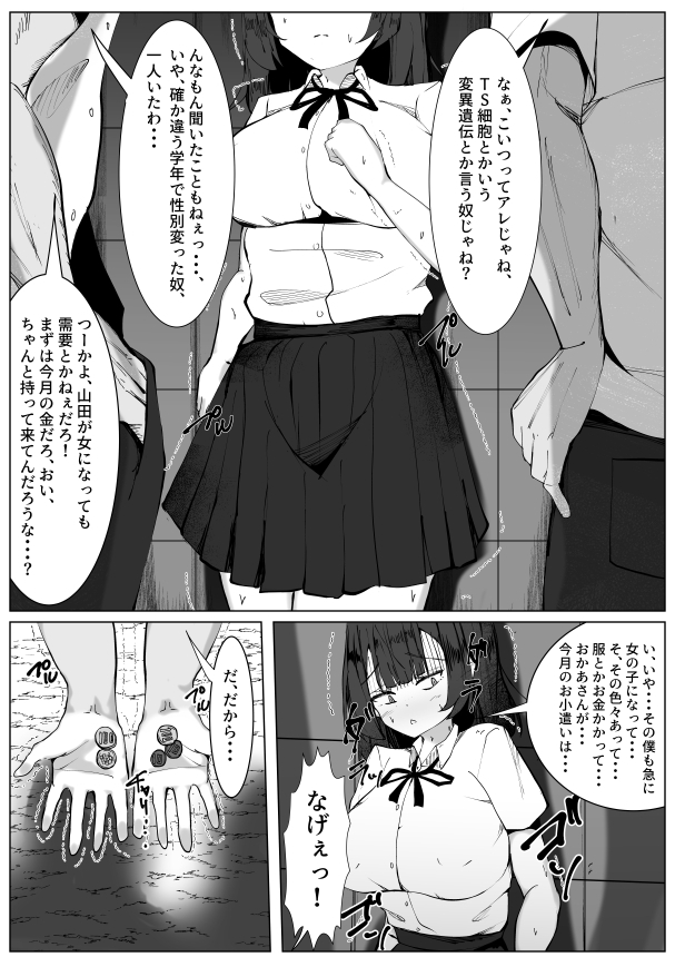 虐められっ子の僕がTSしたら・・・~虐められて初めて感じる快楽に僕はメスを覚えてしまう~ 画像2