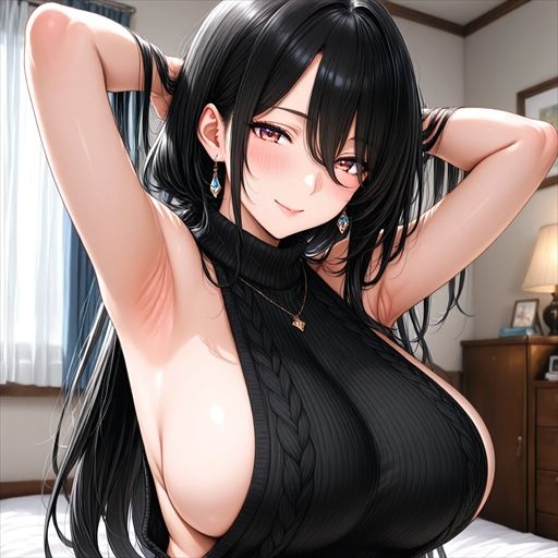 巨乳×セーター 画像1
