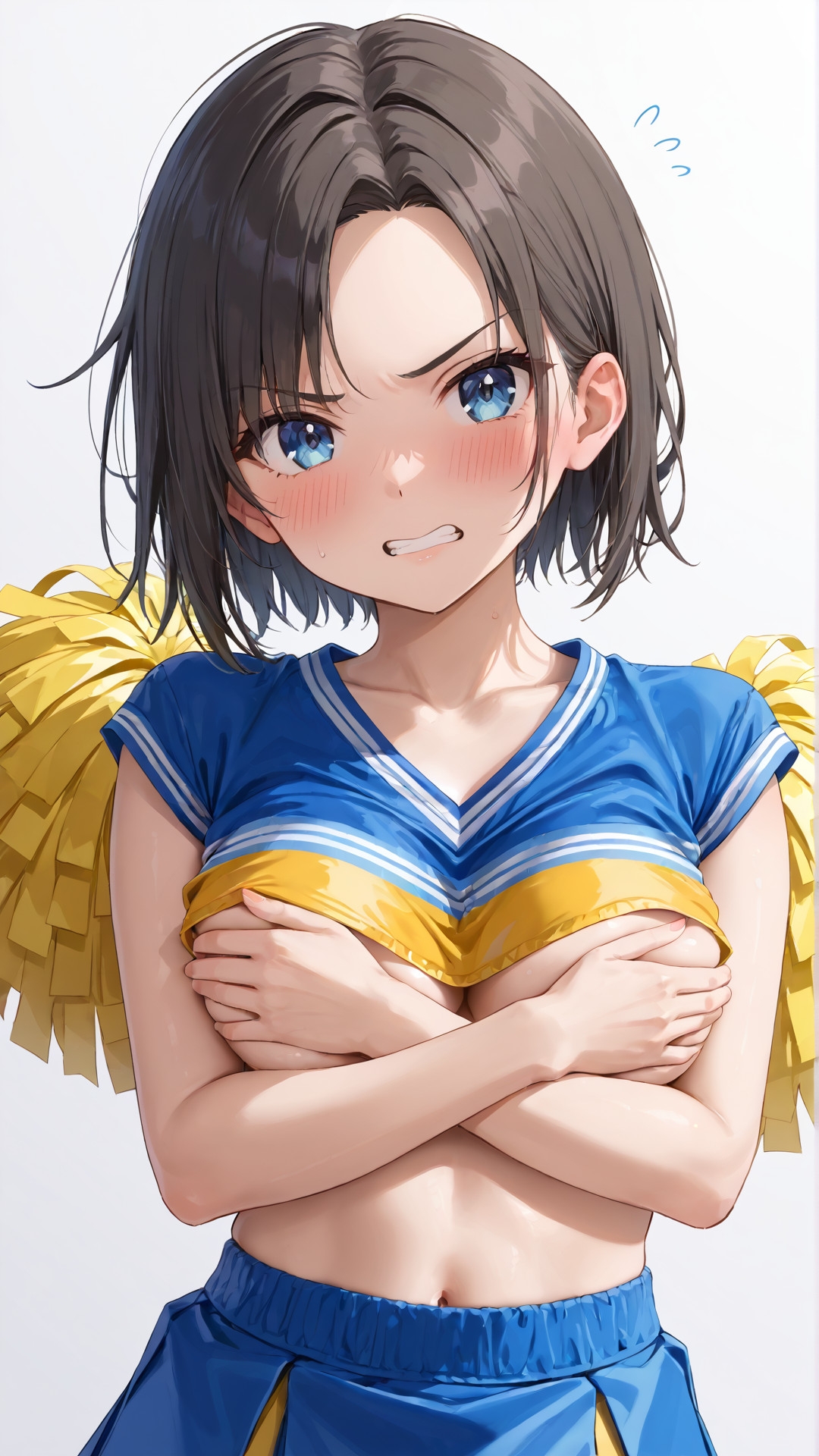 「嫌な顔されながらおっぱい見せてもらう」AIイラスト集 vol.2 画像5