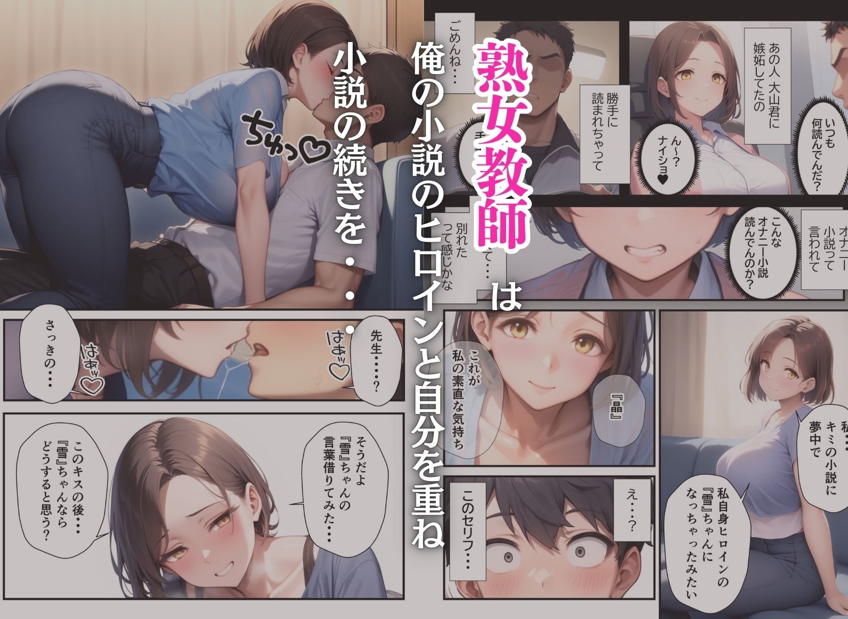 憧れのむちむち熟女教師と特別課外セックスで童貞卒業 画像7