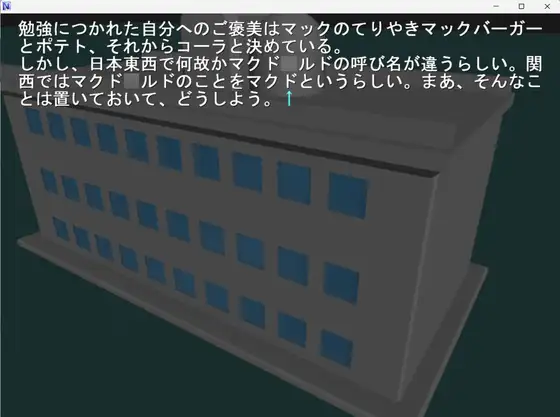 サウンドノベル「真奈の叫び」
