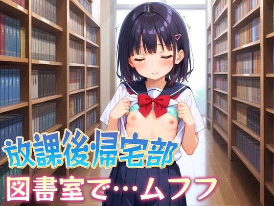 放課後帰宅部 図書室でこっそりムフフ
