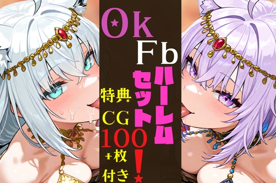 OkFbハーレムセット【380枚+特典CG100枚/480枚】DLsite版