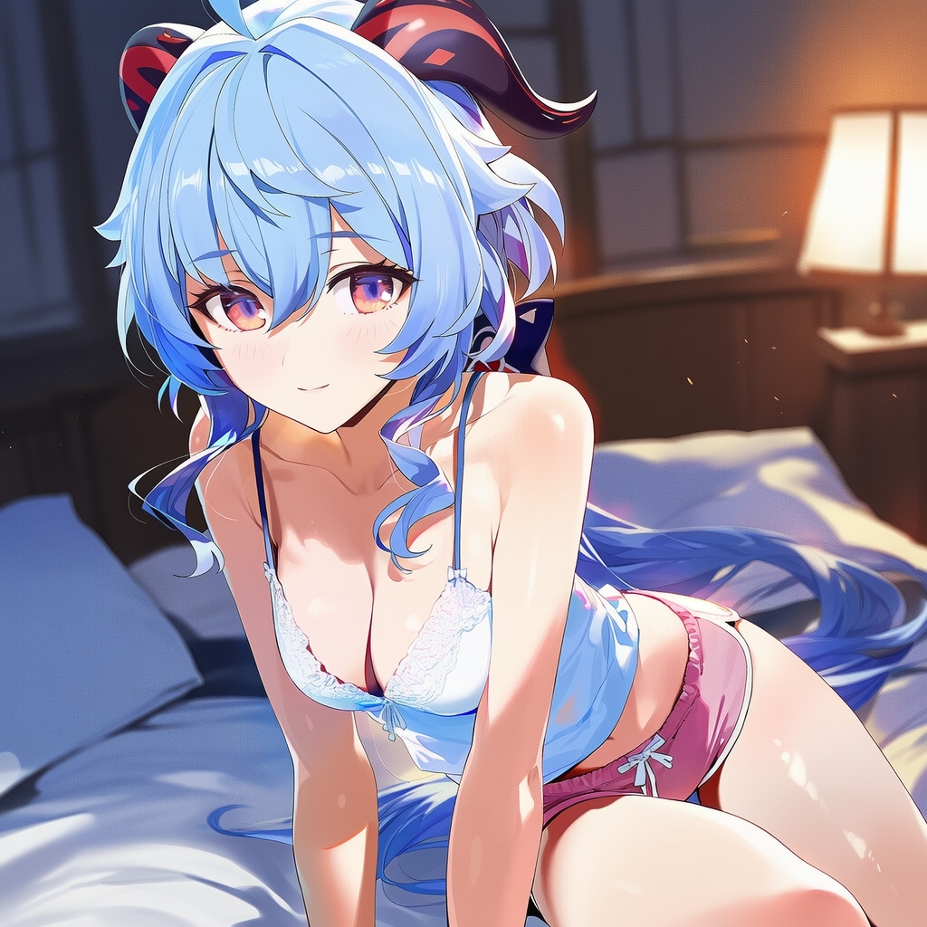 原◯ オフでキャミソールホットパンツな甘◯とH三昧高解像度イラスト集 画像1