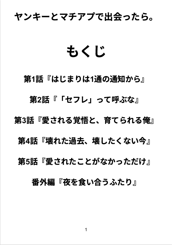 ヤンキーとマチアプで出会ったら。
