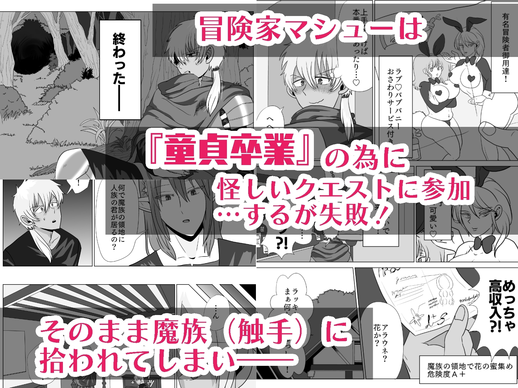 ポンコツ冒険家は執着触手の溺愛種付けから逃げ出せない 画像1