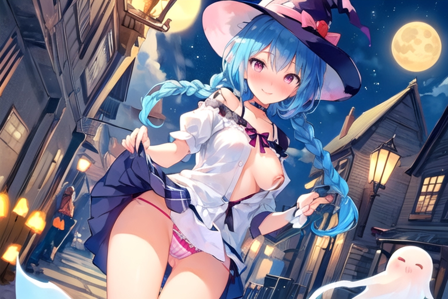 ヒロイン案！青いねこさん多め_1