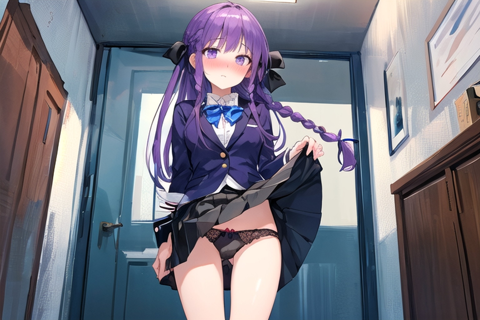 ヒロイン案！青いねこさん多め_4