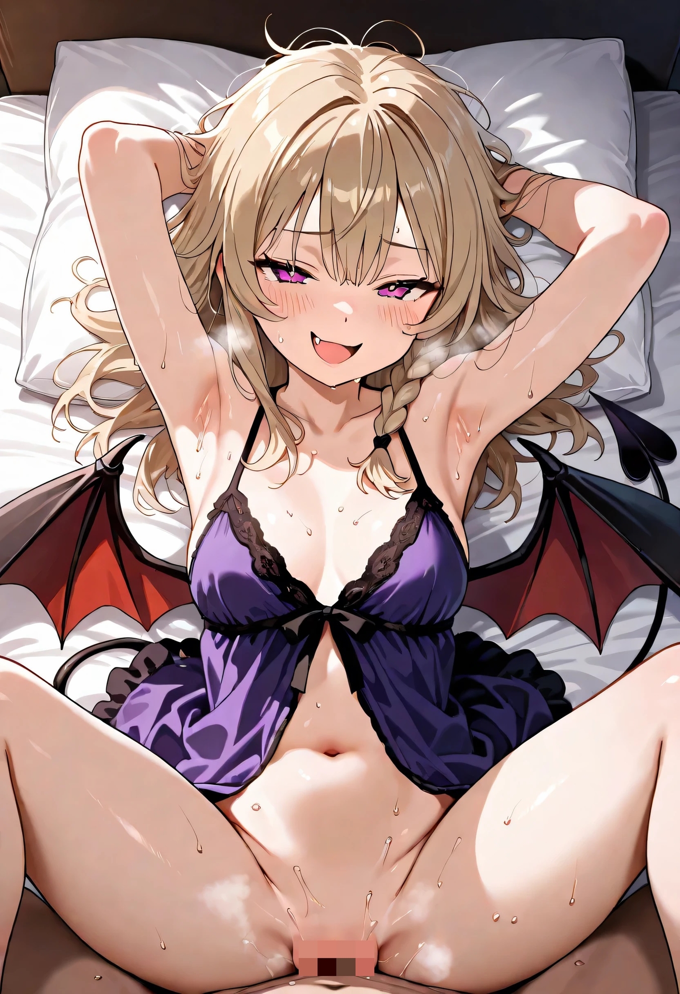 むれむれ淫魔の少女と汗だく中出しセックス 画像5