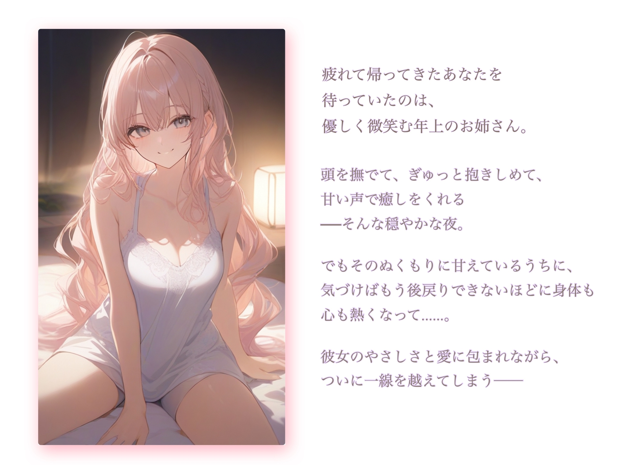 お姉さんと秘密のひとときvol.1~疲れた夜に甘やかしH~ 画像1