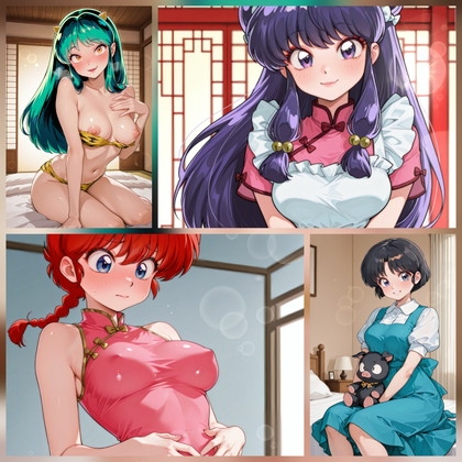 [AIイラストCG] 懐かしのヒロインたちのXXX Vol.2-2