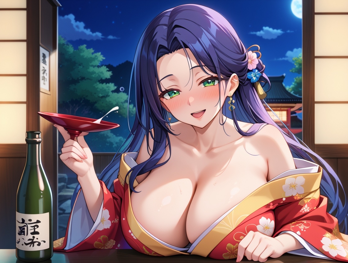 着物が似合う義母と旅行したら危険日種付けセックスに発展してしまった話_10