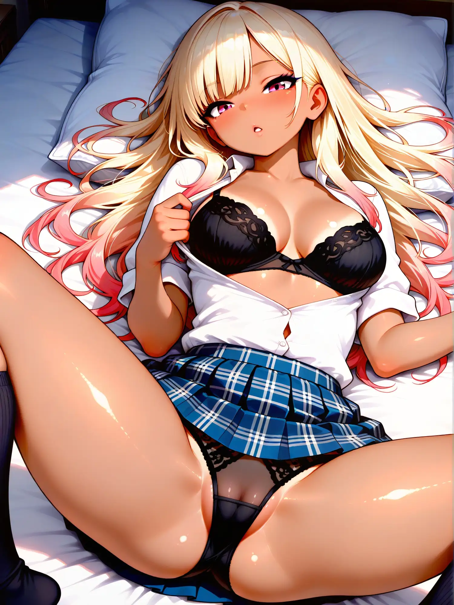 ギャルのパンティが見たい【制服×生脚編】 サンプル画像 5