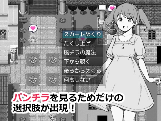 NPCのパンツを見るためRPG世界に転生してきました