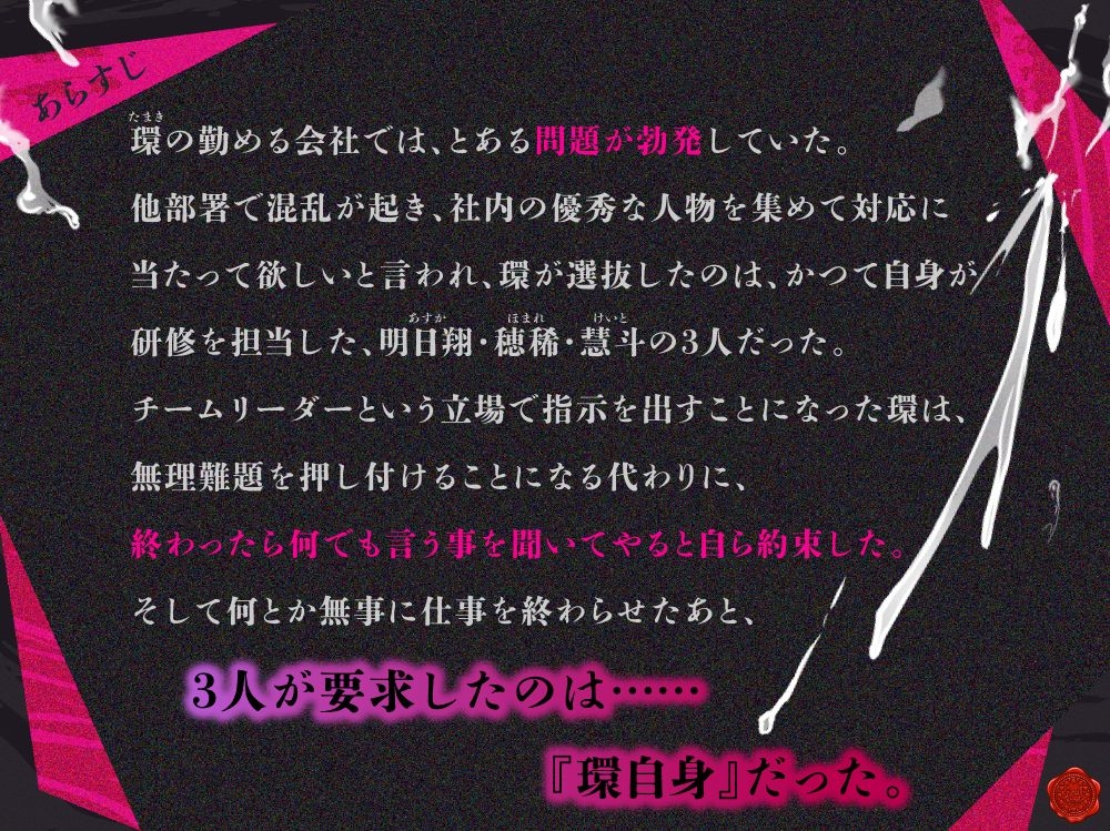 後輩たちの出した条件 ～先輩のカラダ、俺らに下さい?～ 画像2