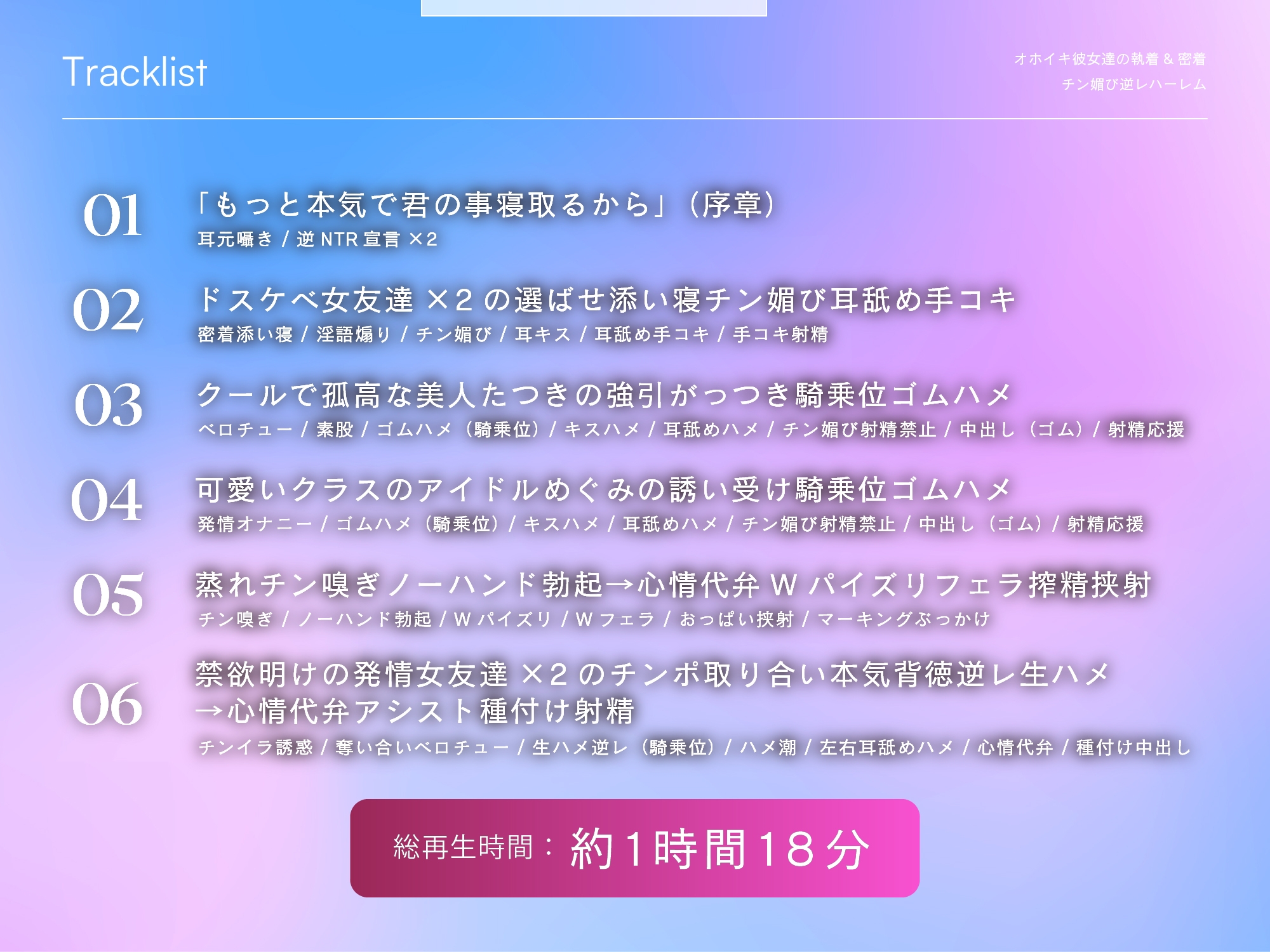 【逆NTR三角関係/ドスケベ差分イラスト】彼女と彼女の執着&密着チン媚び逆レハーレム～ドスケベ女友達×2のチンポ取り合い子作り3P～ 画像5