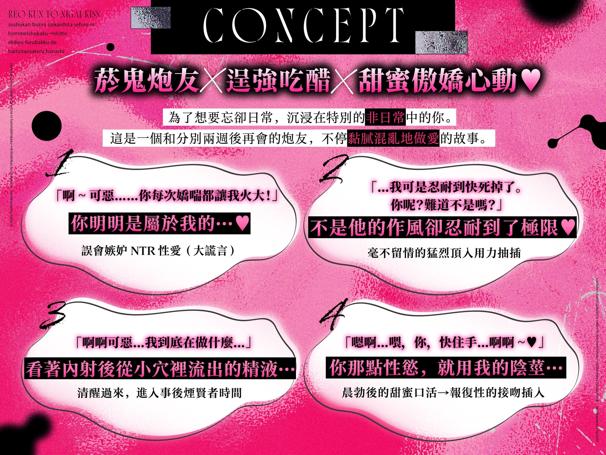 與玲央的苦澀之吻。【本命升級→嫉妒子宮被全力後入狂插的故事】如果出軌就插入100萬次♡