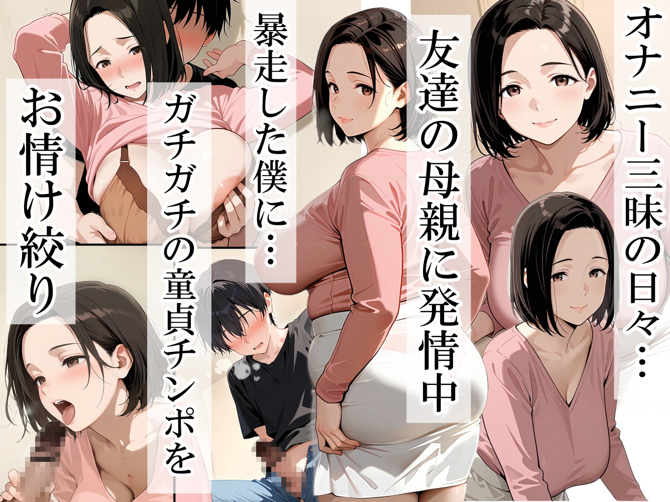 友達の母親(川島 紀香 39歳)は、僕のマンコフレンド ハメ狂ってたら膣内射精解禁されました！ 画像1