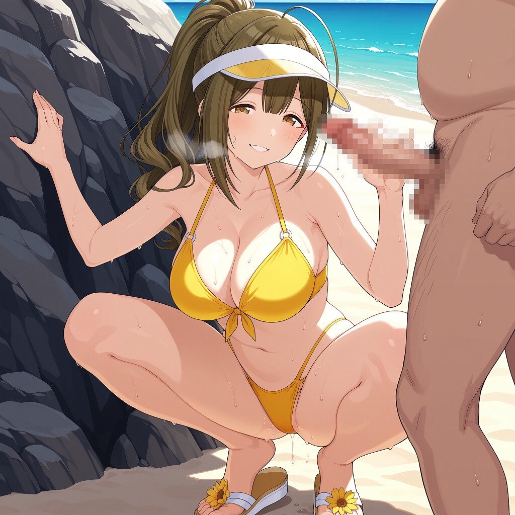 裏のお仕事がある海の家でバイトさせられることになったアイドル 桑〇千雪編 画像6