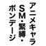 アニメキャラクターSM・緊縛・ボンデージ全集