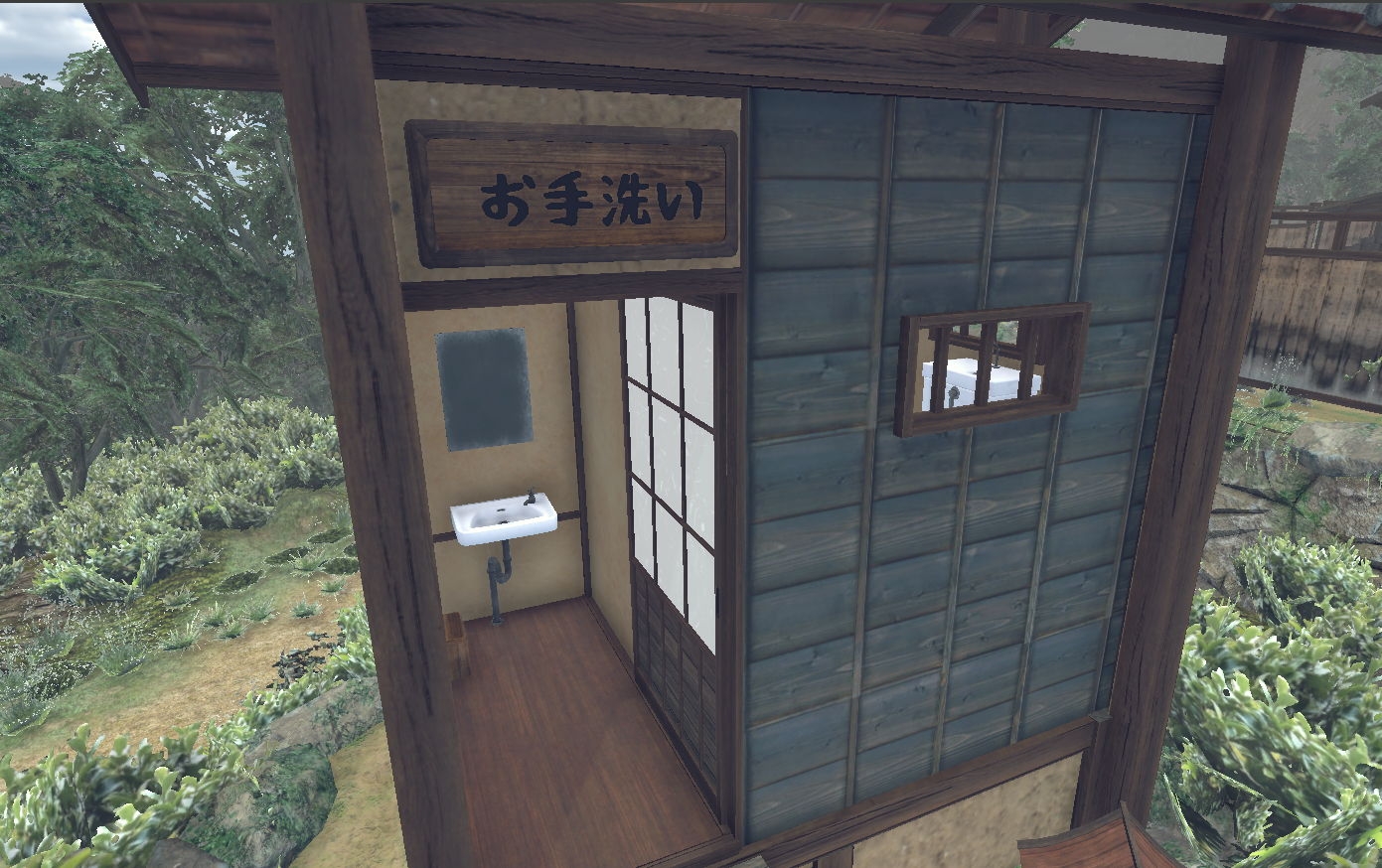 山奥旅館モデルセット