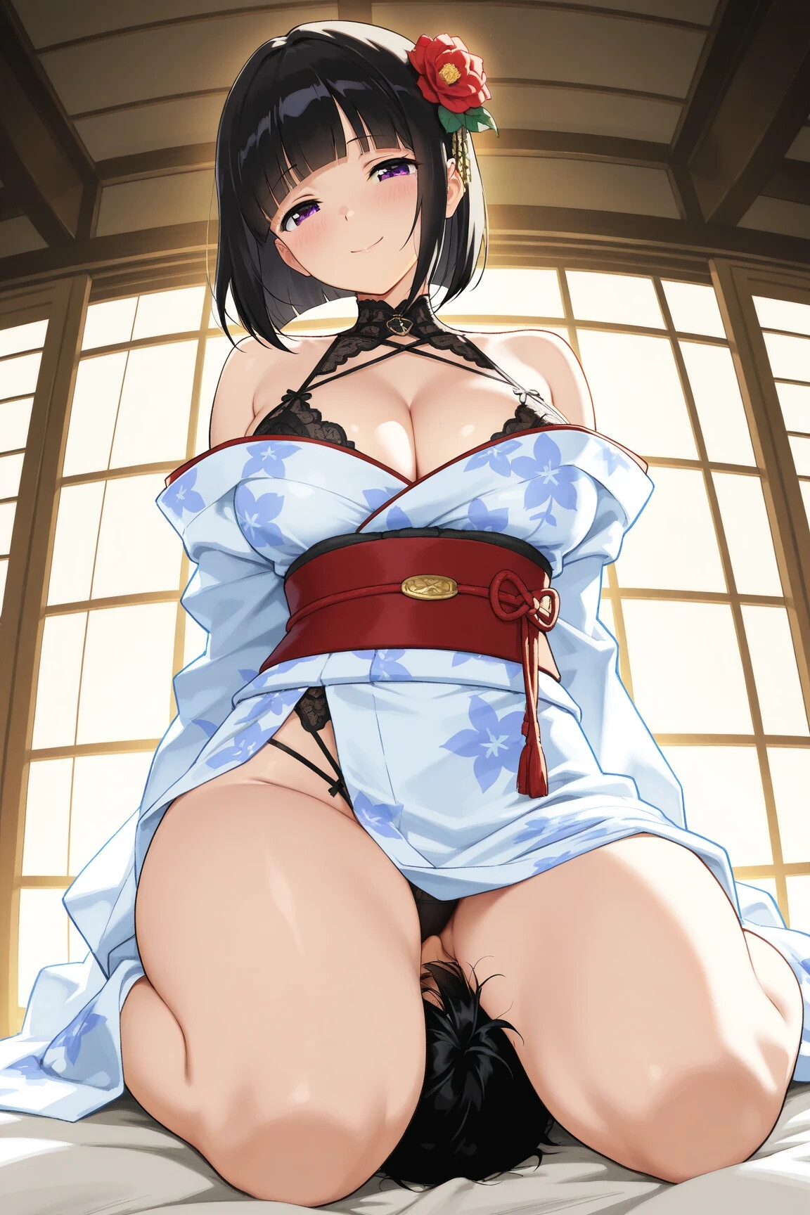 オリジナル美女GIF集 Vol.2 顔面騎乗5種+唾液責め5種 画像1