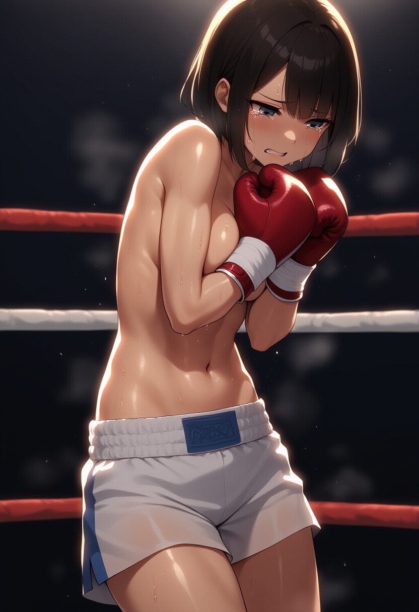 女子ボクシング美少女AIイラストコレクション5 罰ゲーム編_2