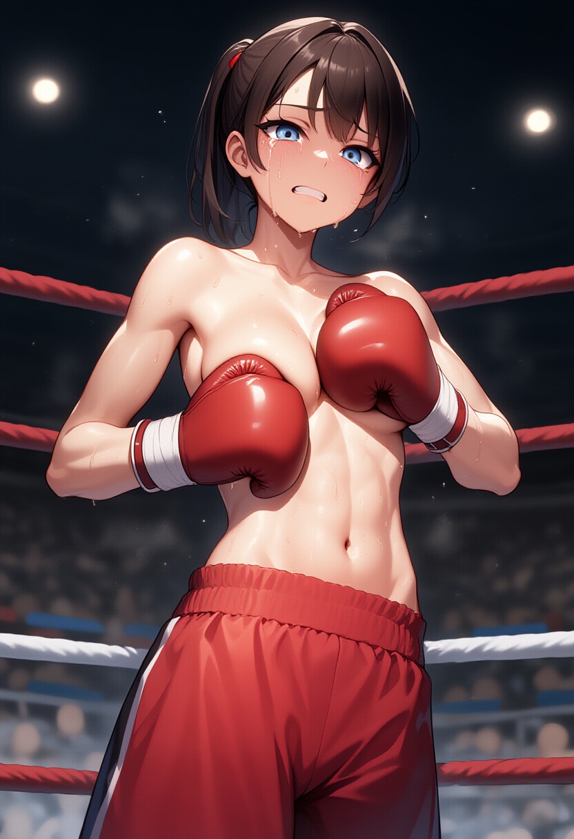 女子ボクシング美少女AIイラストコレクション5 罰ゲーム編_4