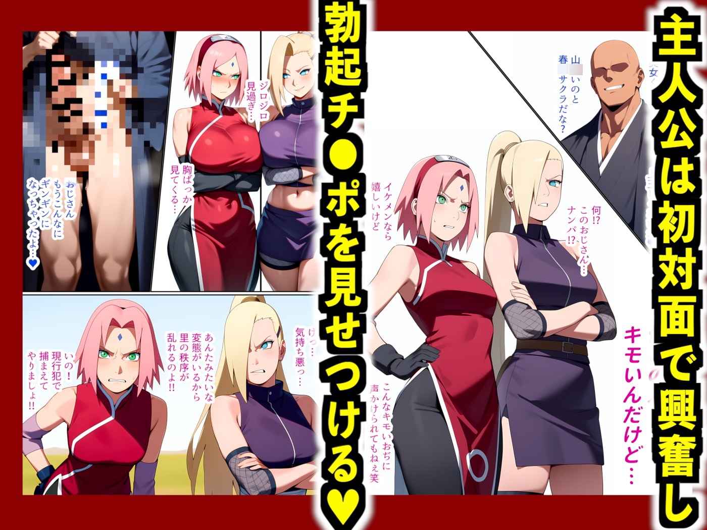 【フルカラー】幻術ハーレム忍法帖(2) サ●ラ・い●編|催●×快楽堕ち|心も体も抗えず淫らに堕ちるハーレムの宴 画像2
