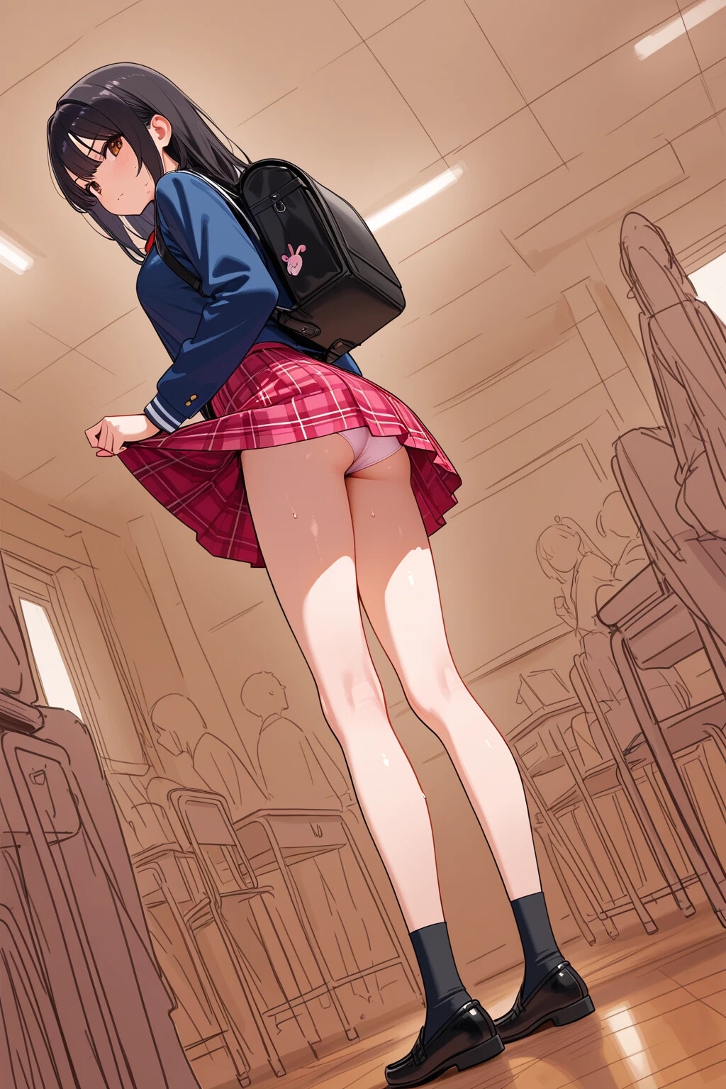 JKふとももパンチラ盗撮集_1