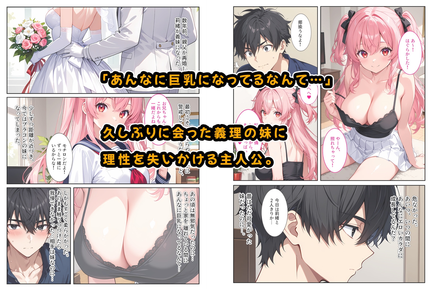 爆乳サキュバスの妹に精液を搾り取られてます！ 画像3