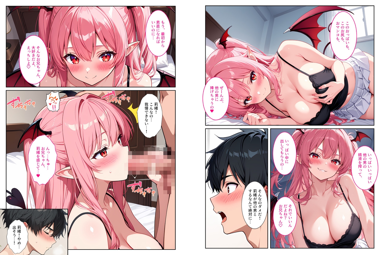 爆乳サキュバスの妹に精液を搾り取られてます！ 画像7