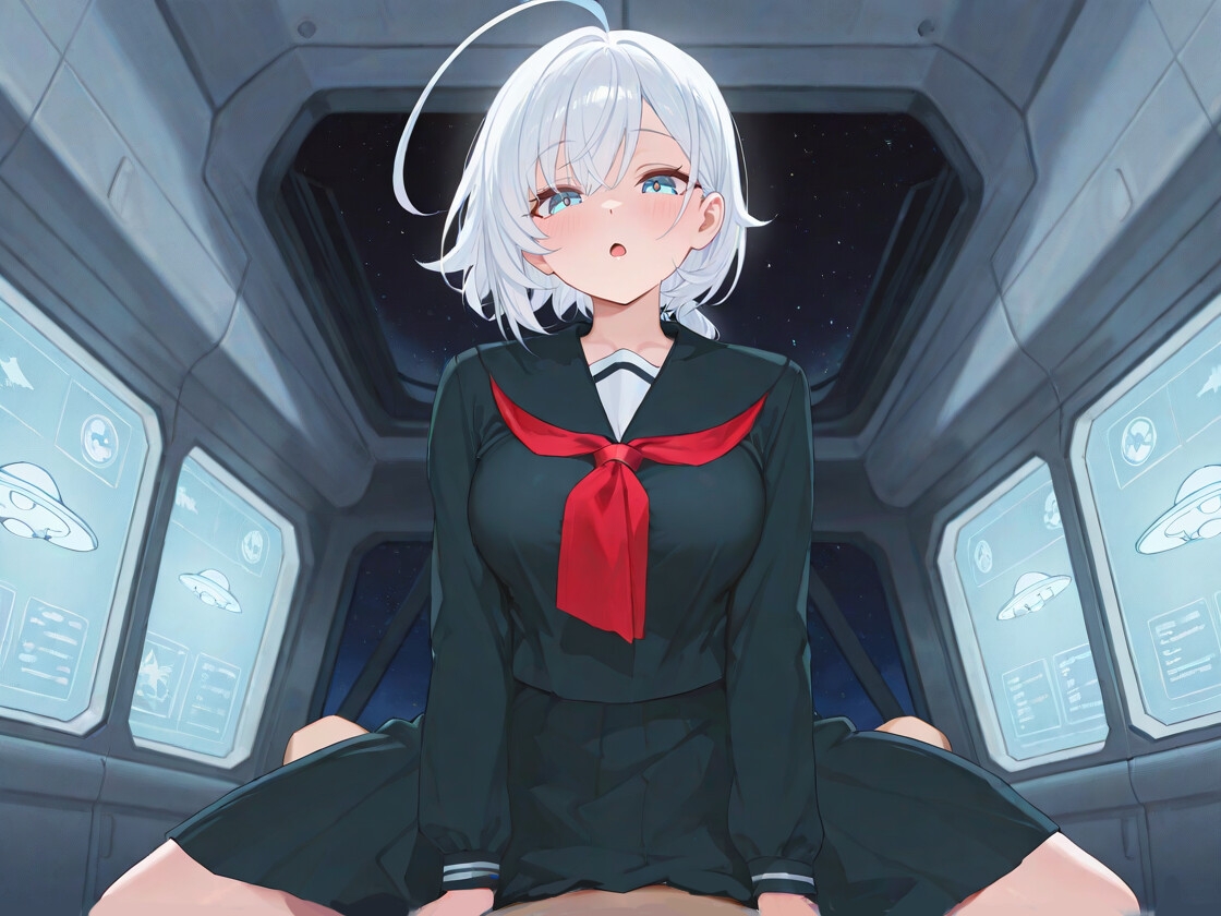 銀髪クールな僕の彼女は宇宙人〜子作り実験に成功しないと強○送還されるそうです〜【巨乳/孕ませ/ラブラブ】 画像5